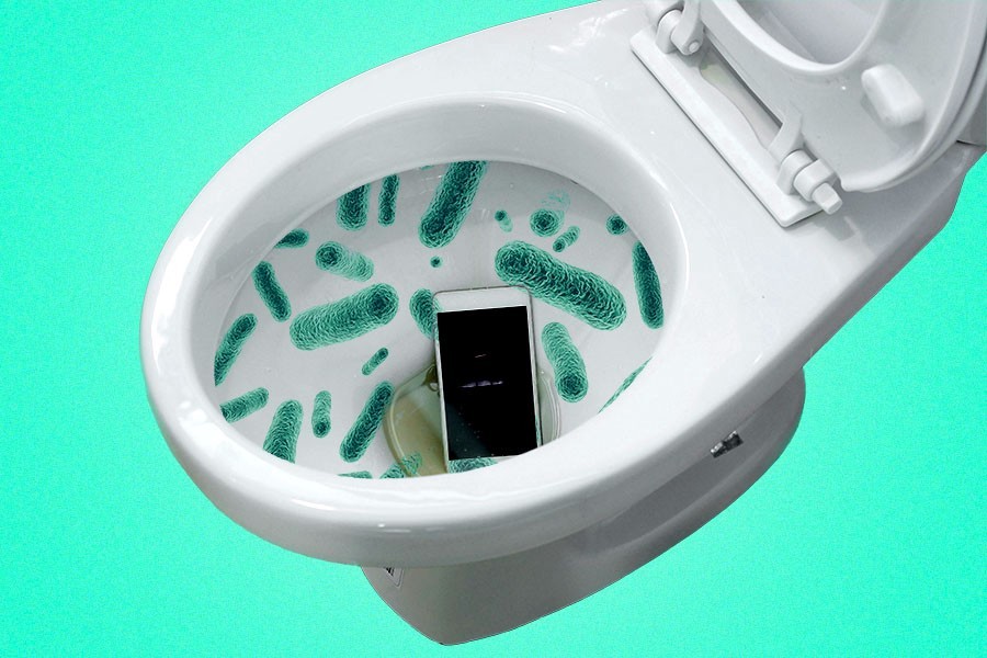 How to Disinfect Mobile after Dropping in Toilet