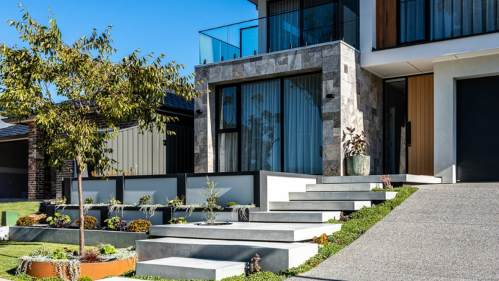 How to Make a Concrete Retaining Wall Look Good: Capping, Rendering and Planting?