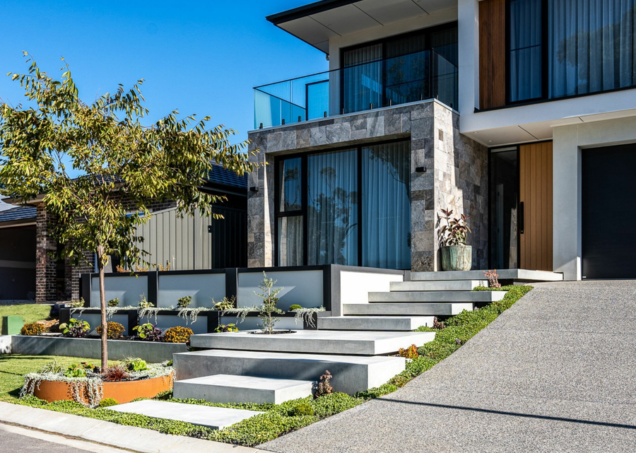 How to Make a Concrete Retaining Wall Look Good: Capping, Rendering and Planting?