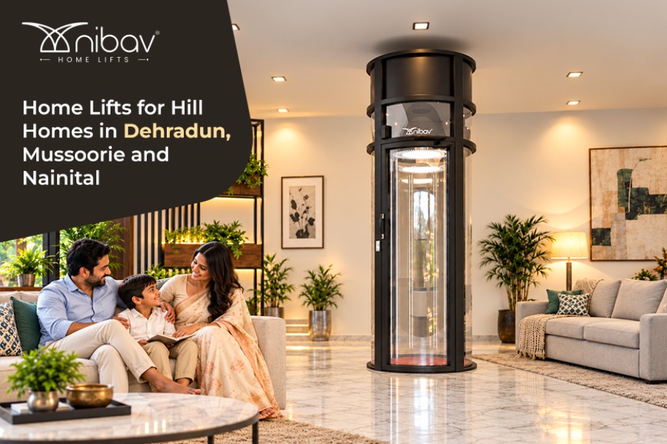 Home Lifts for Hill Homes in Dehradun, Mussoorie and Nainital